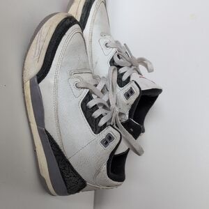 Michael Jordan White and Black Sneakers For Boys